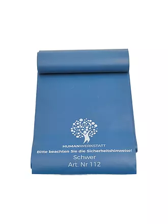 HUMANWERKSTATT | Bande d'entraînement Latex Moyen | blau